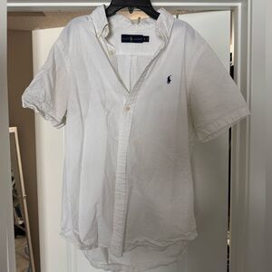 Polo by Ralph Lauren White Casual Button Down Shirt